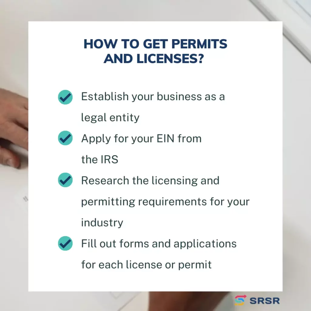 how to get permits and licenses